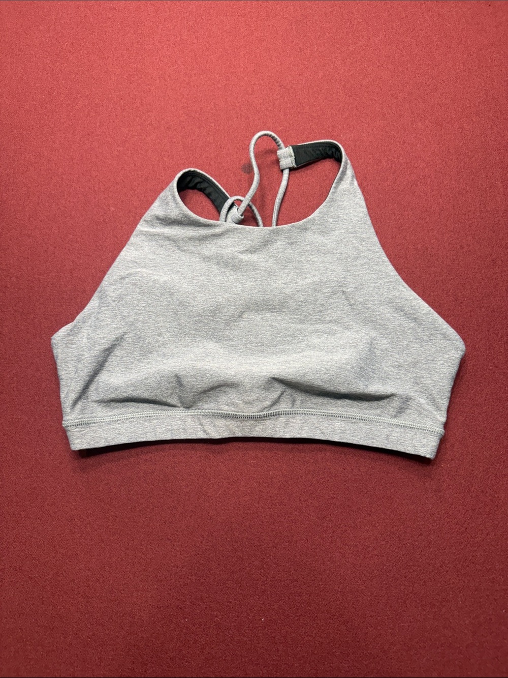 lululemon athletica Light Grey High-Neck Sports Bra